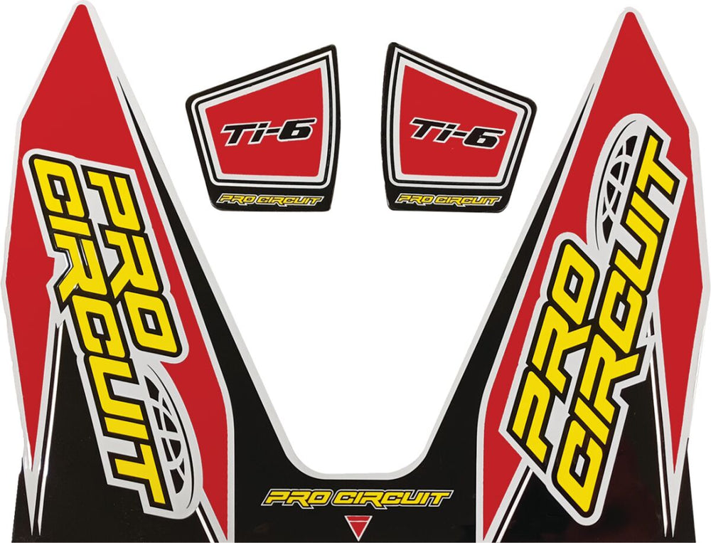Pro Circuit Autocollant TI6 Rouge