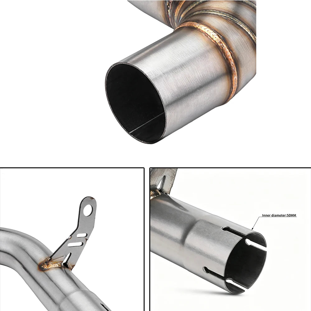 Silencieux slip-on silencieux mid raccord d'échappement connect origine pour Voge DS900X DS900 900DS 900 DS 2024-2025 moto échappement