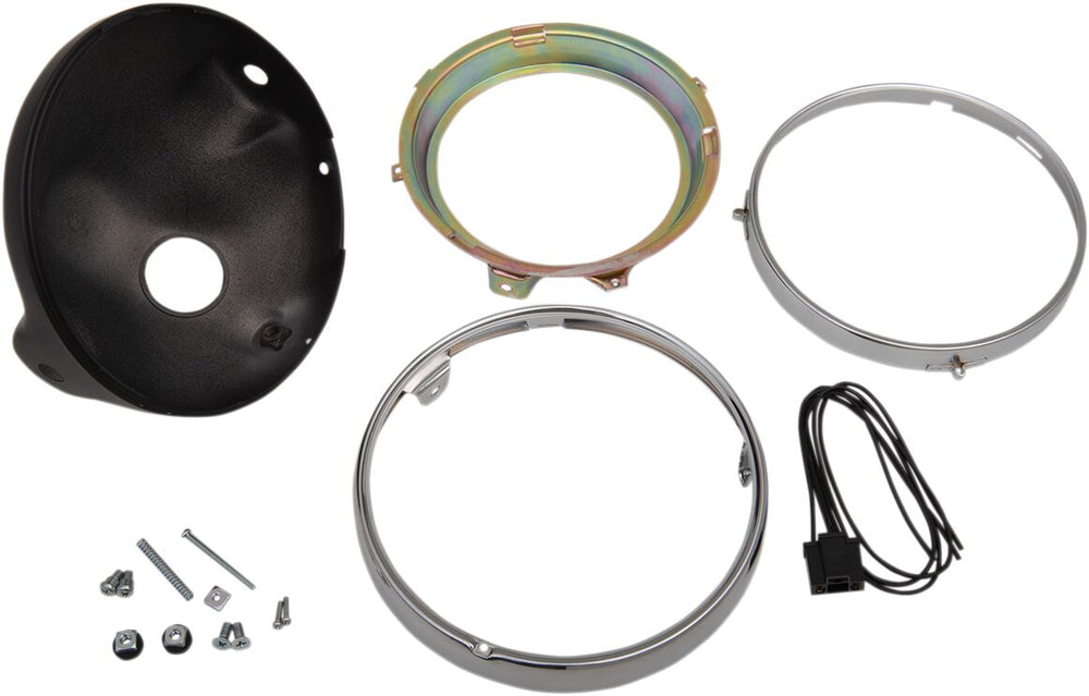 Emgo H/lamp Z1 Style Shell BLK