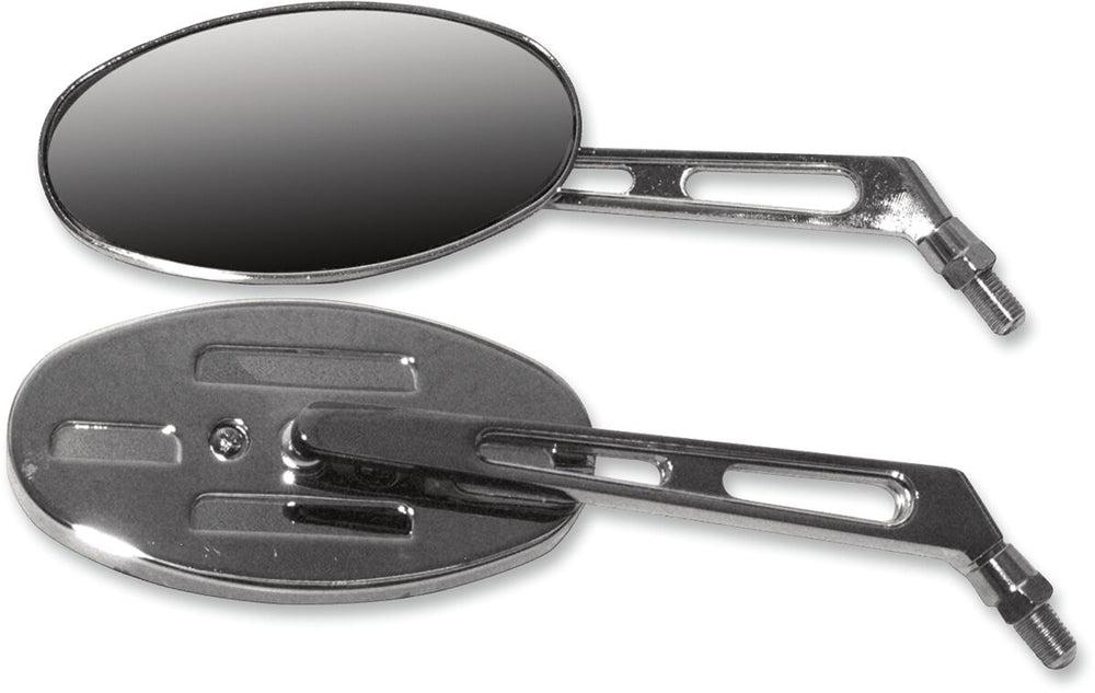 Rétroviseur Emgo Oval Usiné S/stem — réf 2026305