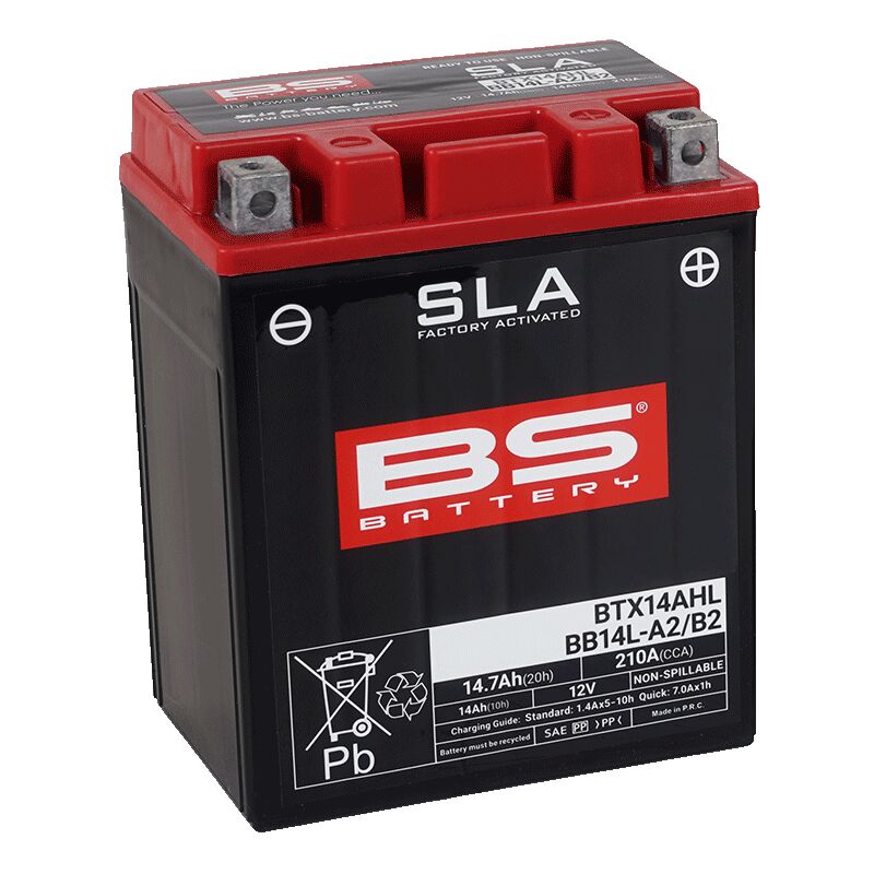 BS Battery Batterie BTX14AHL/BB14L-A2/B2 S