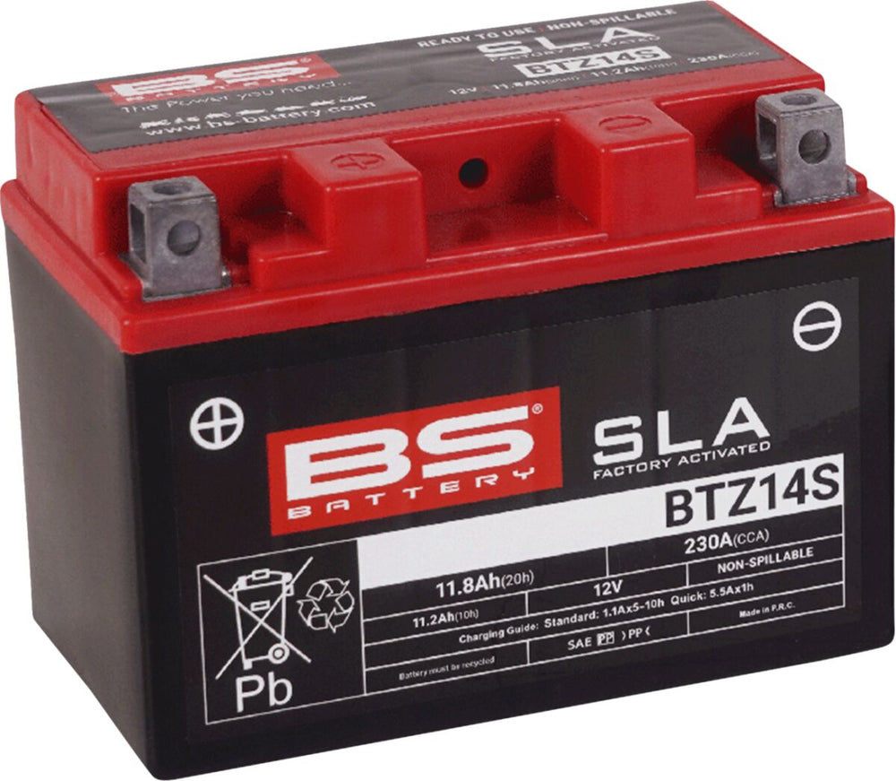 BS Battery Batterie BS BTZ14S Sla