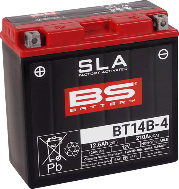 BS Battery Batterie BS BT14B-4 Sla