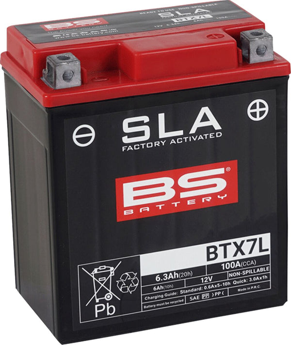 BS Battery Batterie BS BTX7L Sla