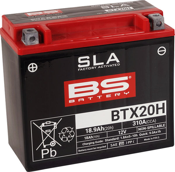 BS Battery Batterie BS BTX20H Sla