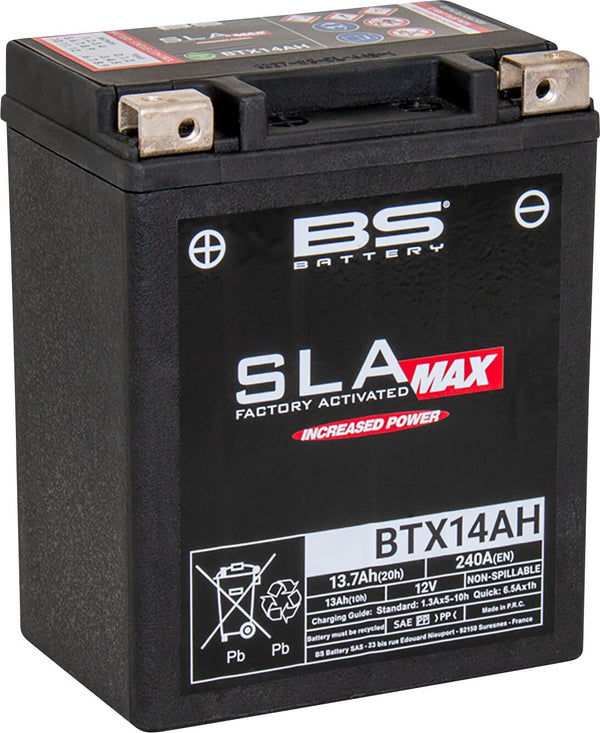 BS Battery Batterie BS BTX14AH Sla-max