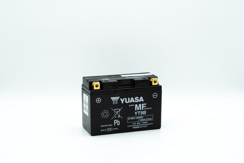 Batterie Yuasa Fa YT9B pour Kymco NEW PEOPLE 125 S I ABS, Yamaha MT-03 660, Yamaha TT 600 RE et 16 autres modèles — réf 21130884