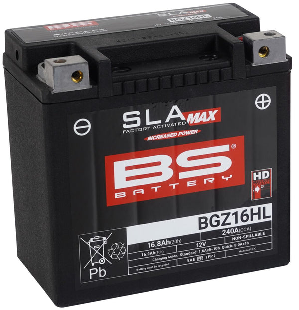 BS Battery Batterie BS BGZ16HL Sla-max