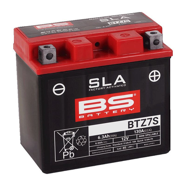 BS Battery Batterie BS BTZ7S Sla