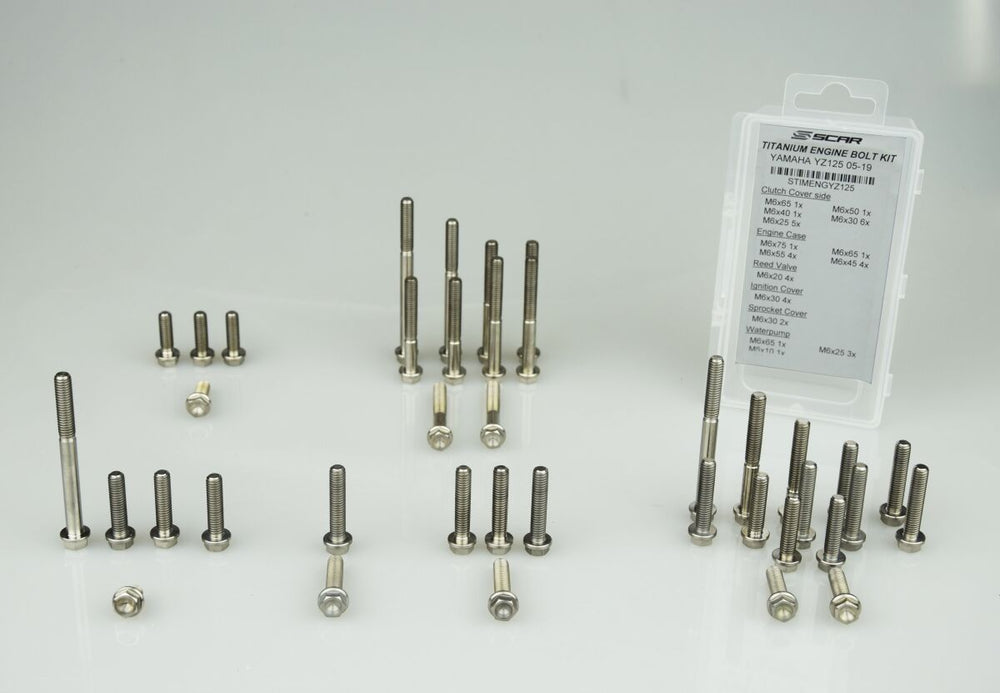Scar Boulon Kit Moteur Titane YZ125