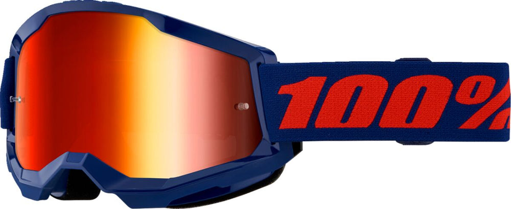 100% Goggl Strata 2 Navy MR RD