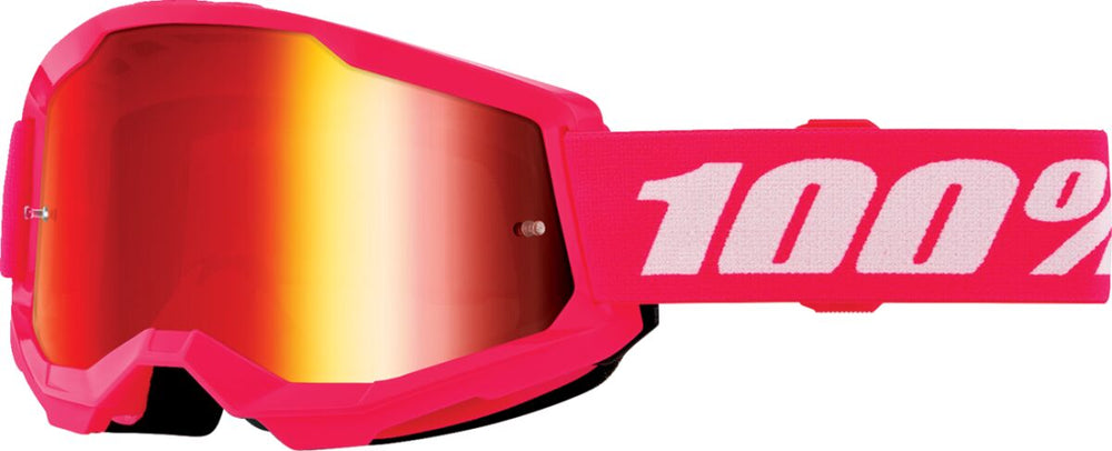 Masque cross 100% Strata 2 JNR Pink Mir R — réf 26013513