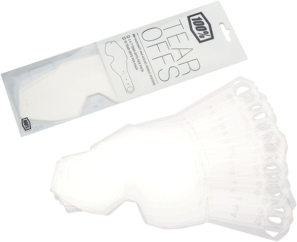 100% Tear Offs Standard RC1/AC1/ST1