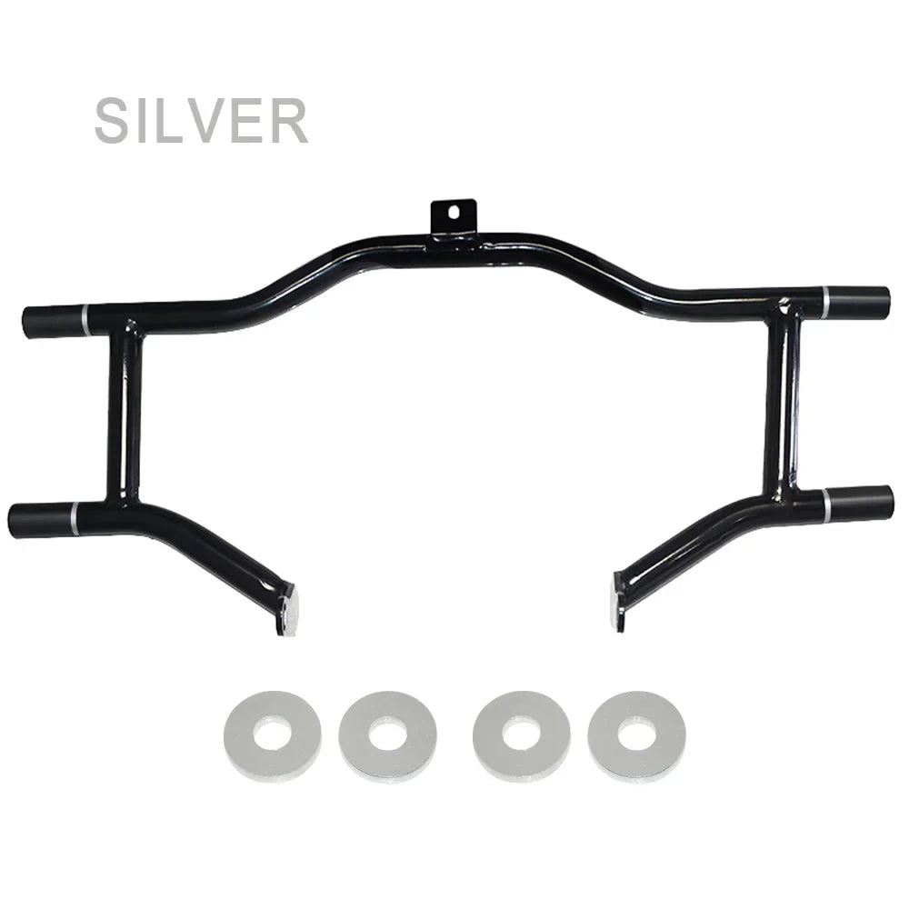 Avant moteur double protection Club style protection pare-carter pare-chocs avec coloré roue pour Harley Touring Road Street Glide 09-23