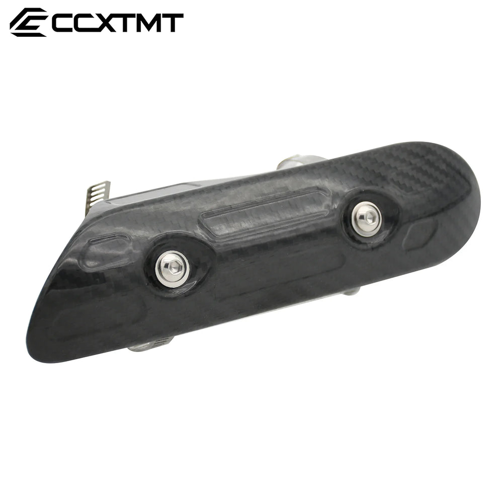 Moto fibre de carbone échappement heat protection pour KTM EXC EXCF250 350 400 450 500 pour essence huqvarna fe FX