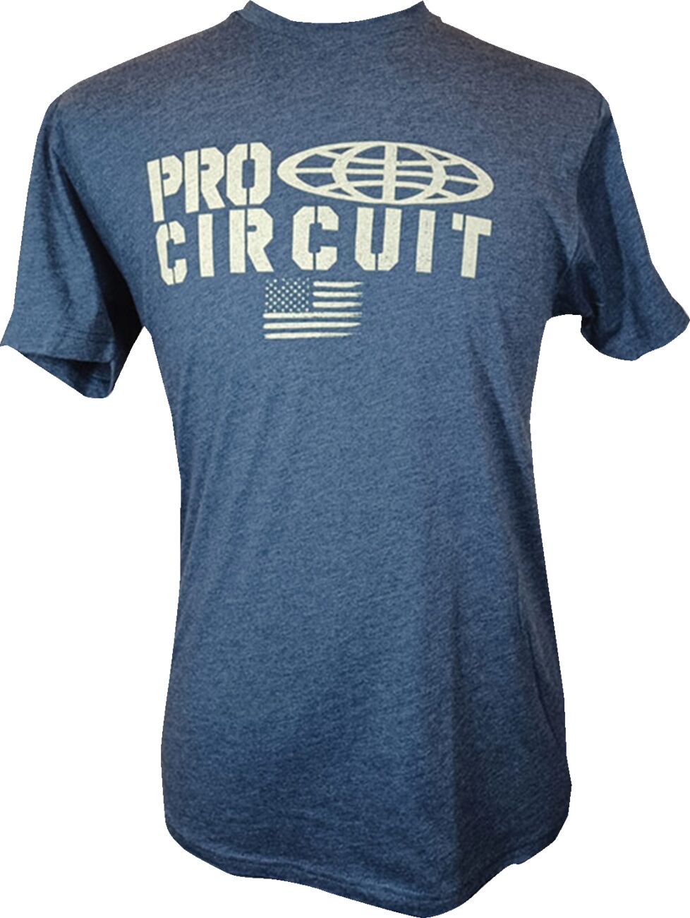 Pro Circuit T-shirt Logo Flag Heathered