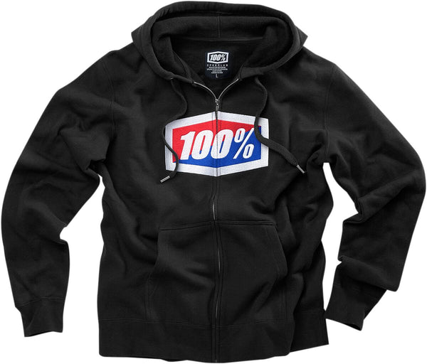 100 percent Sweat à Capuche Zippé Officiel en Polaire