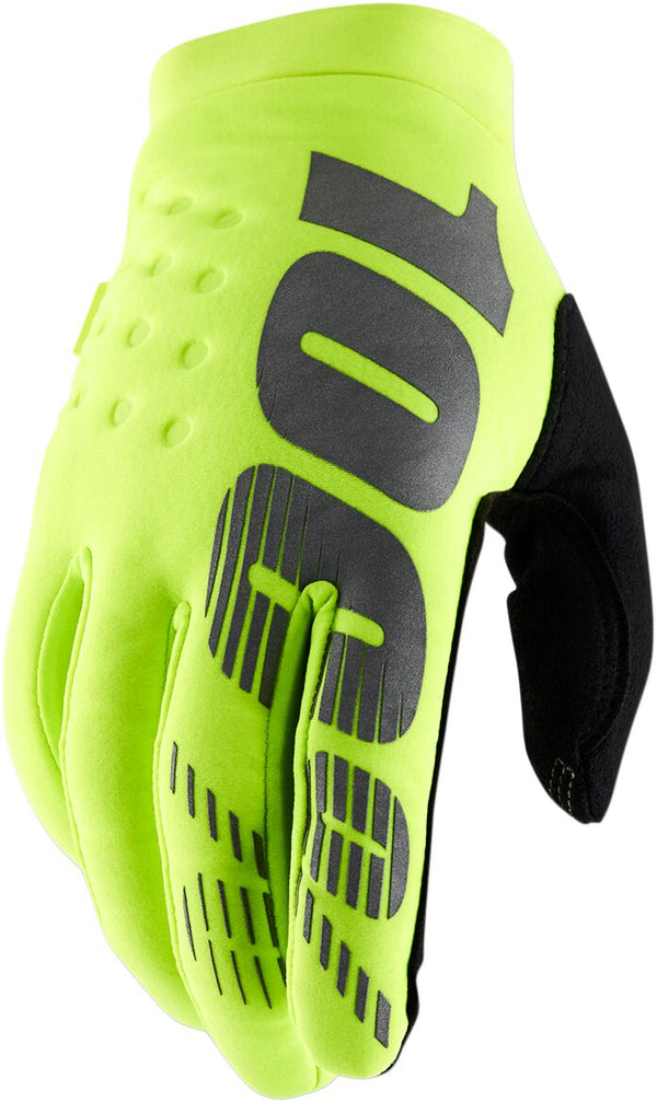 100% Glove Brisker FL Yl LG