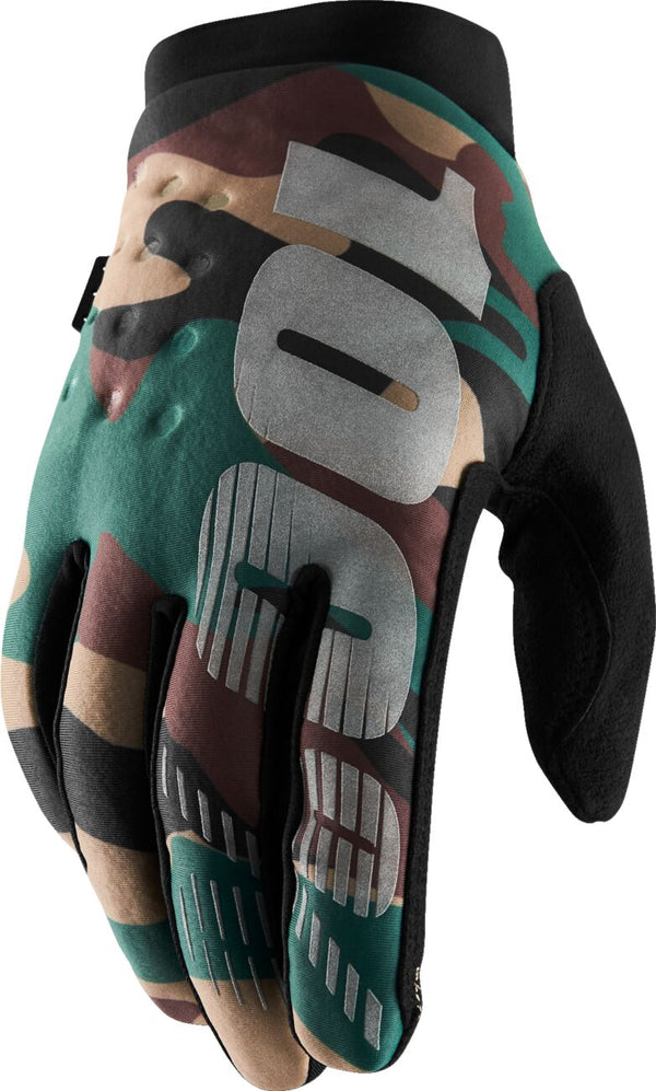 100% Glove Brisker Camo MD
