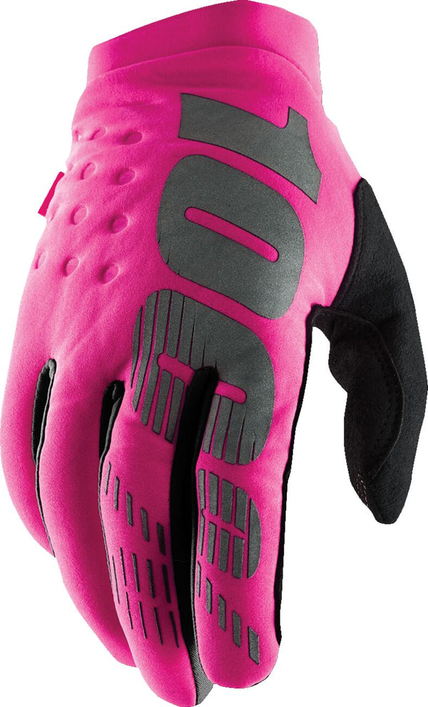100% Glove WM Brisk PK/BK M