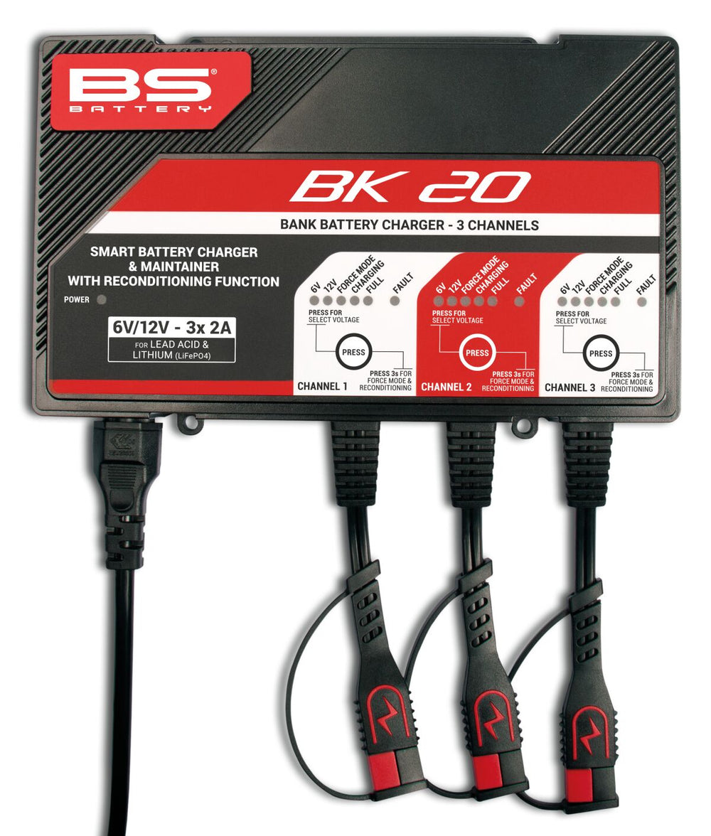 Outillage électrique BS Battery Chargeur BK20 12V 3x2A — réf 38070588
