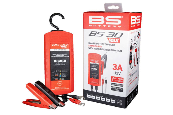 BS Battery Chargeur BS30 Max 12V 3A