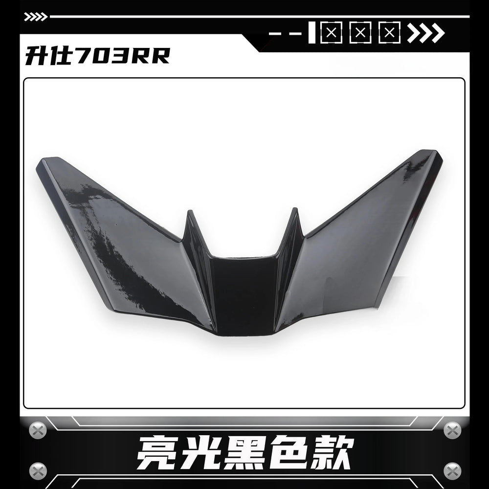 Pour Zontes 703RR moto avant tête de fourche beak extender dosseret protection garde-boue protection carénage avant winglet aérodynamique