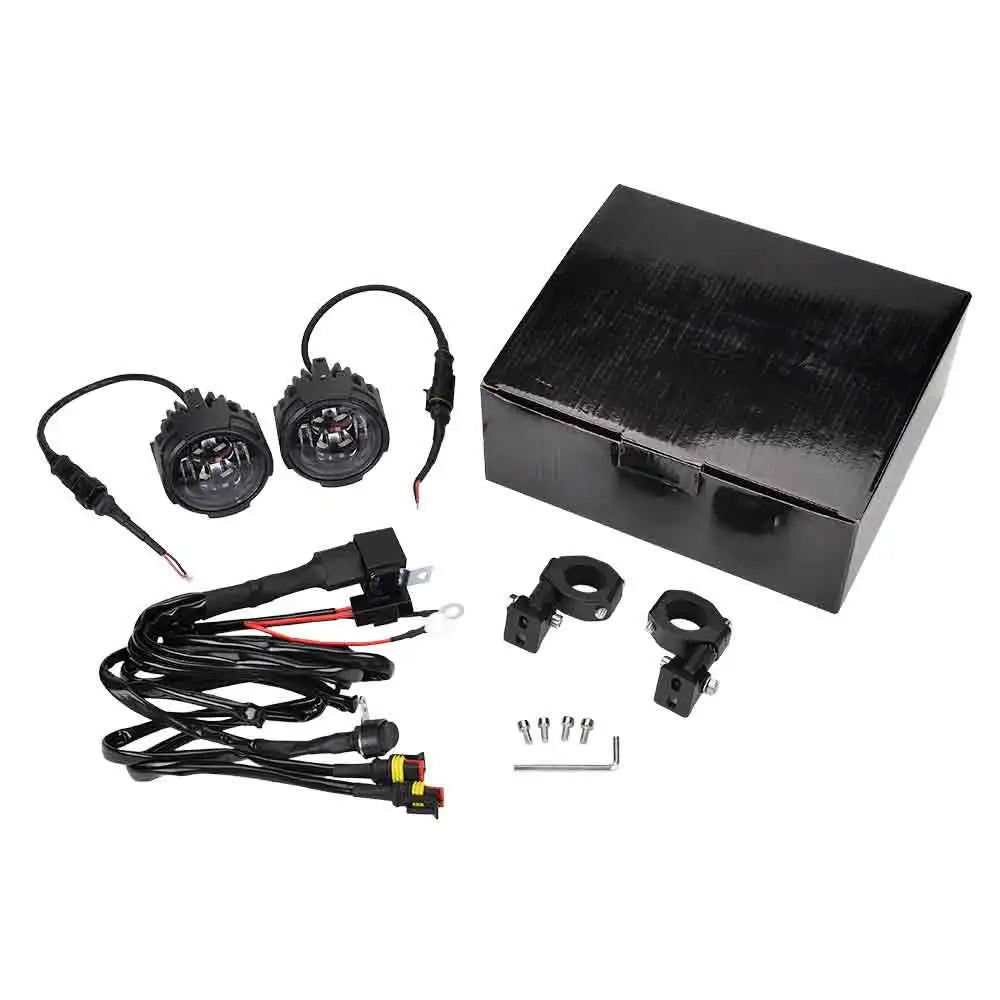 Moto avant antibrouillard LED driving feux pièces pour BMW R1200GS F800GS Yamaha MT07 MT09 CRF1000L Africa Twin Kawasaki