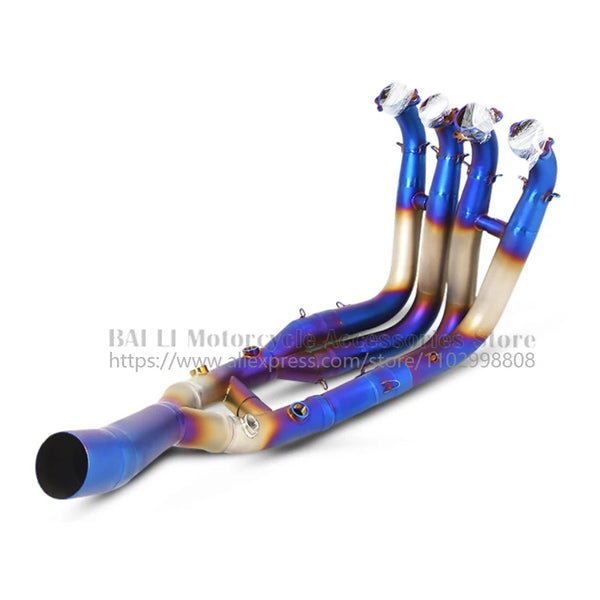 Silencieux slip-on pour BMW S1000RR 2019 - 2025 S1000R 2021 - 2025 motocycle échappement ligne complète inox acier collecteur tube silencieux