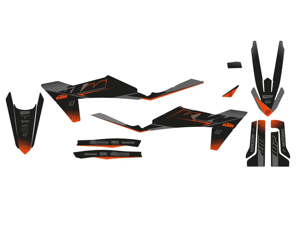 Blackbird Graphic Kit Matblk KTM 23