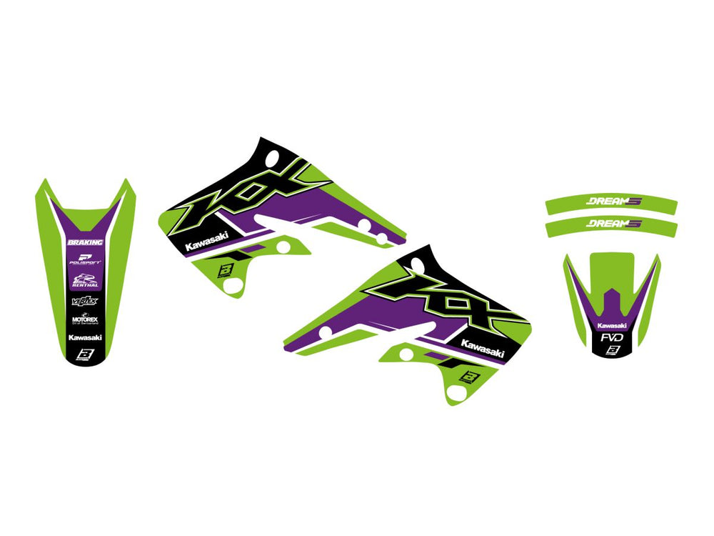 Blackbird Graphic Kit Dream 5 KXF 250 04