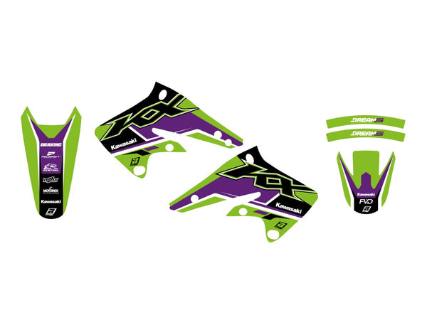 Blackbird Graphic Kit Dream 5 KXF 250 04