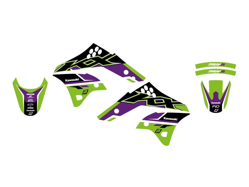 Blackbird Graphic Kit Dream 5 KXF250 06