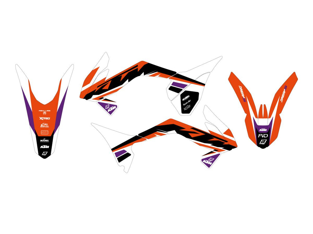 Kit déco tout-terrain Blackbird Dream 5 SX85 13-17 — réf 43027341