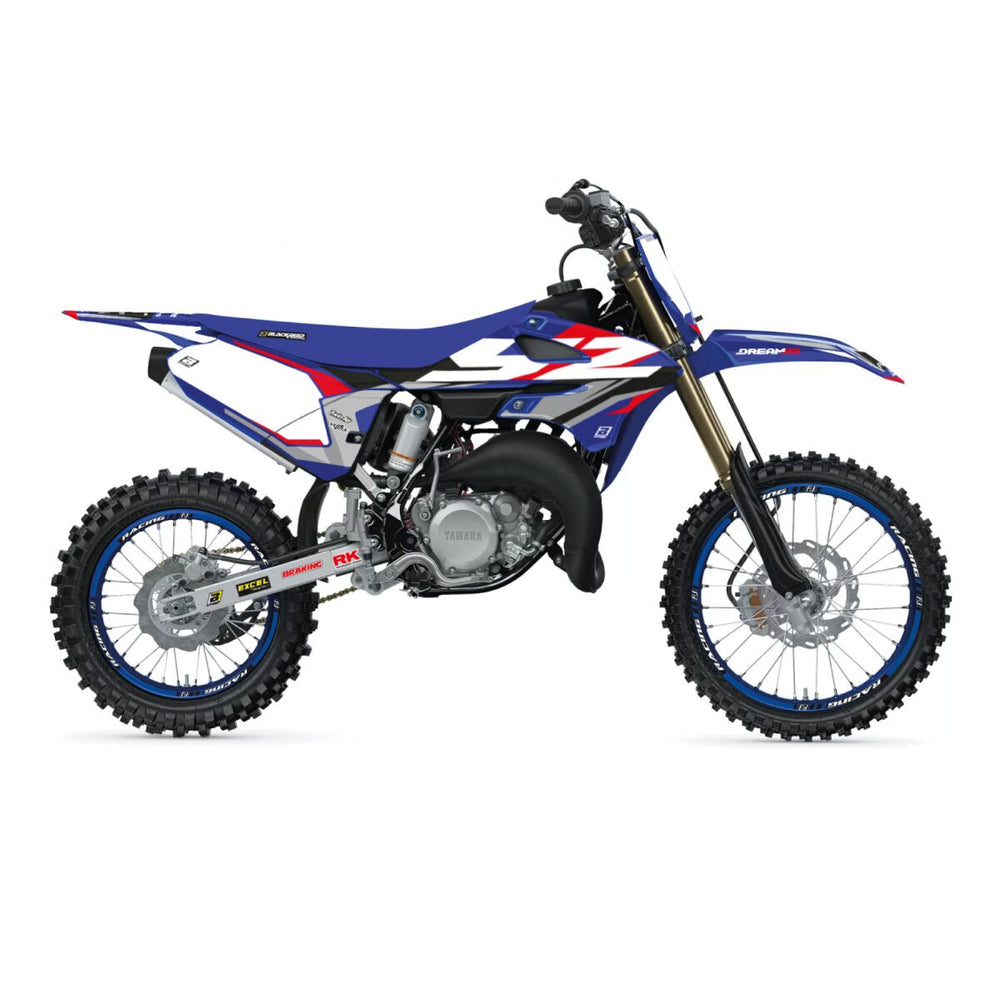 Kit déco tout-terrain Blackbird Dream 5 Chromé YZ8 pour Yamaha YZ 85 LW et YZ 85 SW — réf 43027513
