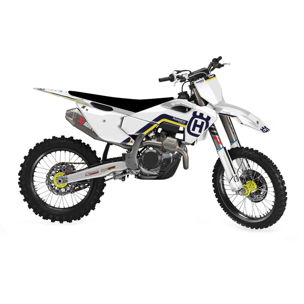 Kit déco tout-terrain Blackbird Retro Husky '25 pour Husqvarna FC 250, FC 350, FC 450 et 4 autres modèles — réf 43027527