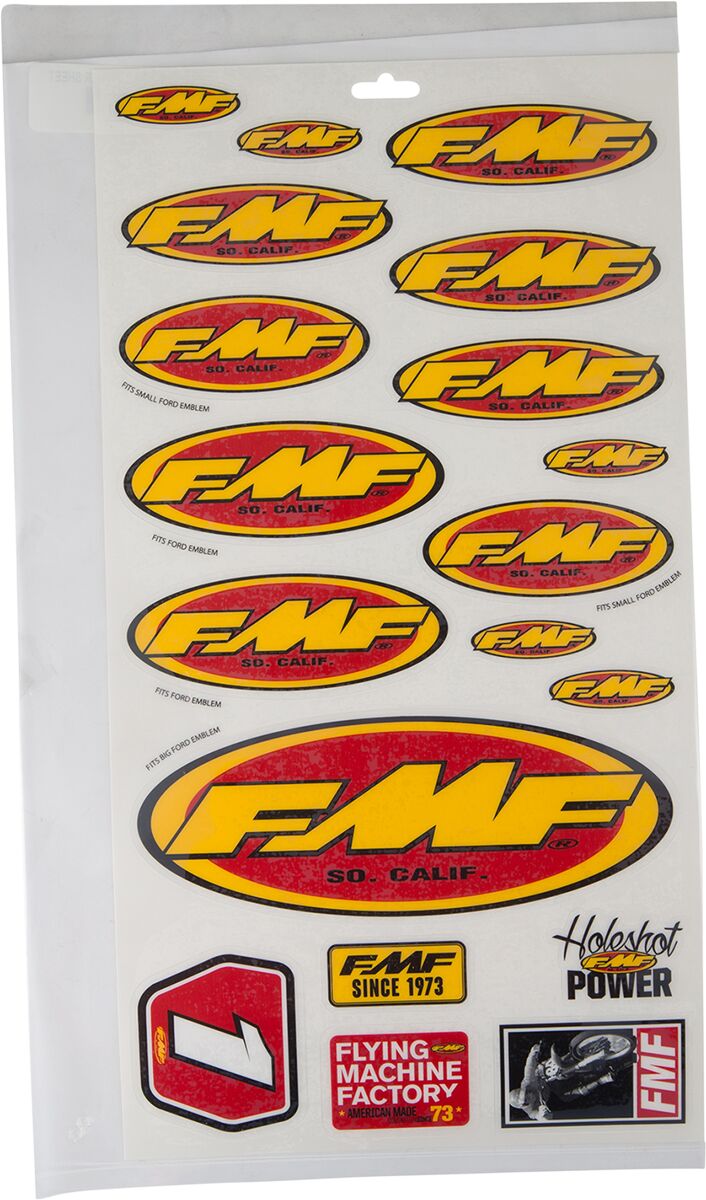 Autocollants FMF Assorted Sheet — réf 43201610