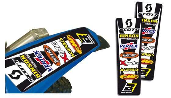 Blackbird Garde-boue Sponsor Autocollant