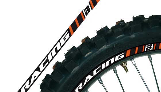 Blackbird Rim Autocollant Or