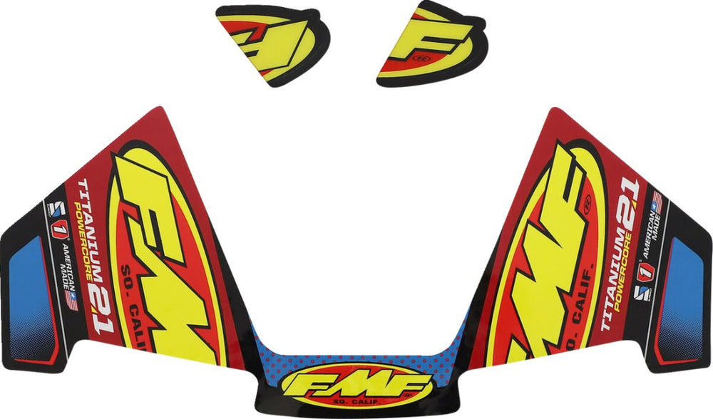 Autocollants FMF PC2 1 Titane 3PC — réf 43202527