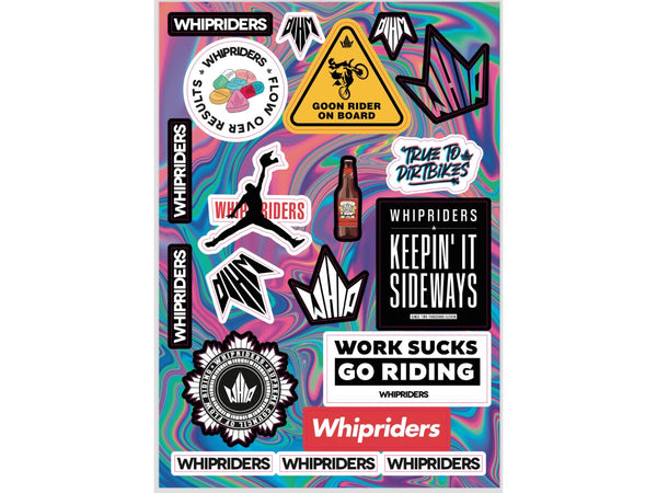Blackbird Autocollant Logo Whipriders Sheet