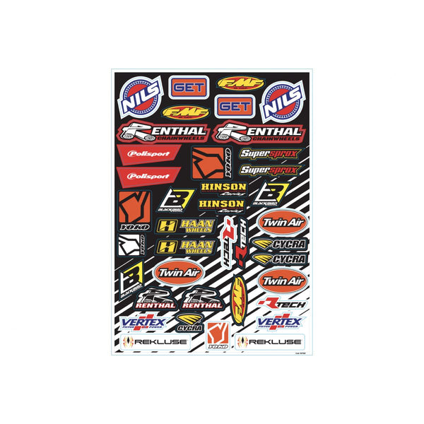 Blackbird Autocollant Logo Sheet Mini