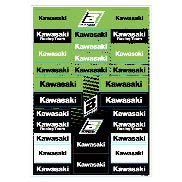 Blackbird Autocollant Logo Sheet Kawasaki