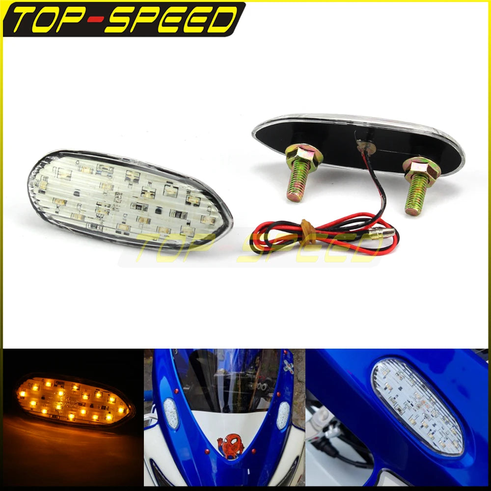 Pour Suzuki GSXR GSX-R 600 750 1000 GSXR600 2006-2016 moto clignotant flush feu LED avant clignotant flash clignotant feu