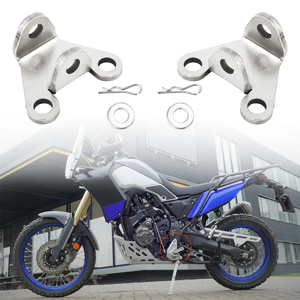 Repose-pied pour Yamaha 2019-2024 Tenere 700 XTZ 700 20MM lowered repose-pied rabaissement support Tenere 700 Rally edition 2024