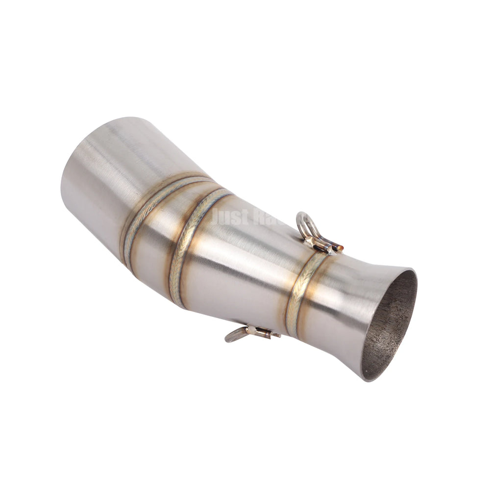Pour Zontes 368 368G 368E 368K inox échappement silencieux slip-on mid raccord d'échappement 51MM