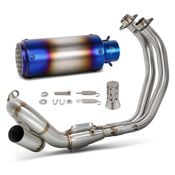 XSR700 échappement système pour Yamaha MT07 FZ07 TRACER700/GT Tracer 7/GT 2014-2024 moto échappement collecteur tube project silencieux