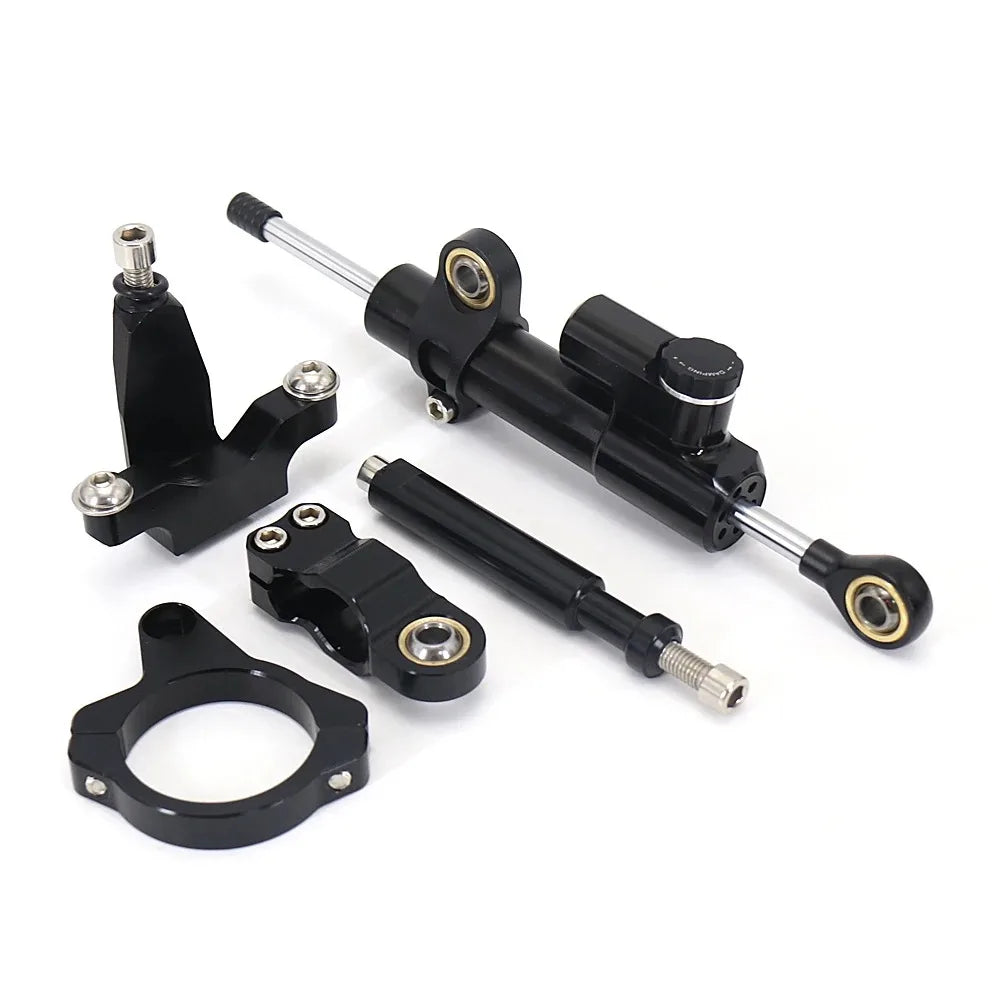 Moto fibre carbone direction stabilize amortisseur mounting support kit pour Yamaha YZF R7 YZFR7 YZF-R7 2021 2022 2023