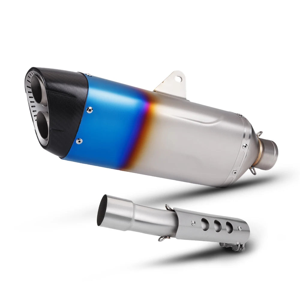 Silencieux slip-on pour Tenere 700 T700 échappement modify silencieux slip-on moto échappement système silencieux carbone protection arrière tube connect origine ligne