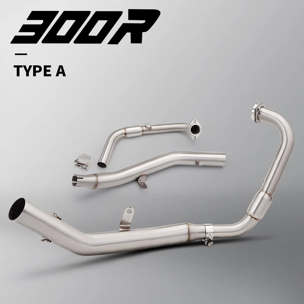 Ligne complète haut - efficiency pour Voge 300RR 300 RR LX300 2020 2021 2022 moto échappement avant central raccord d'échappement